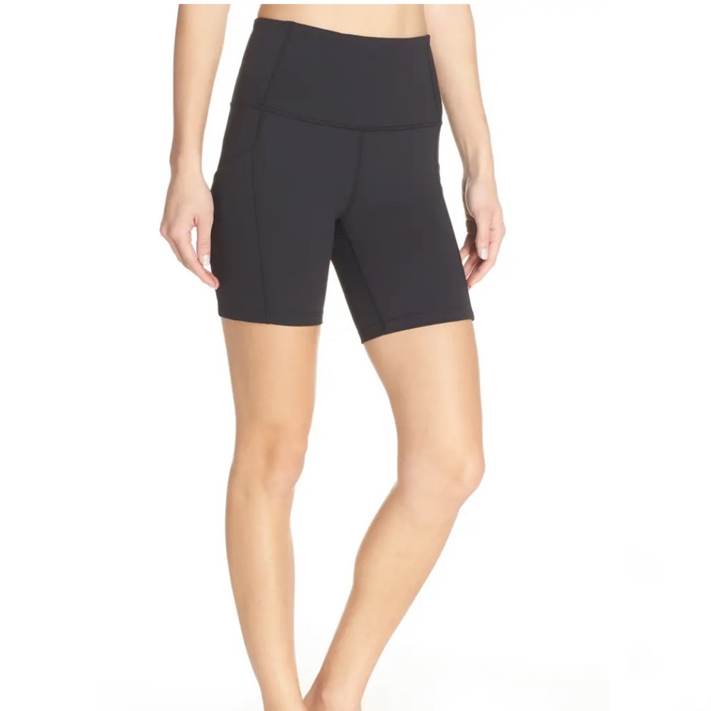 Zella High Waist Pocket Bike Shorts